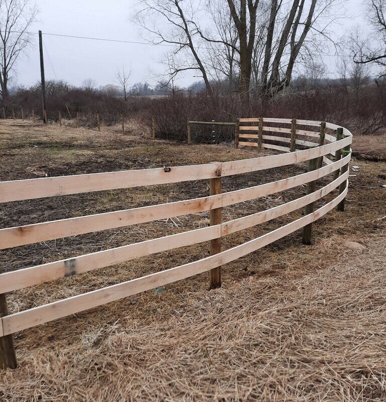 Split Rail Horse Fencing